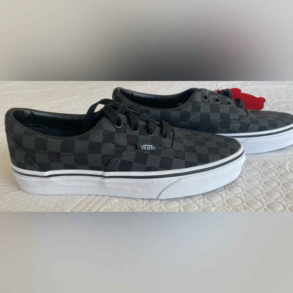 VANS  Size 5   Brand new, never worn, with tags Black and gray checkered Vans